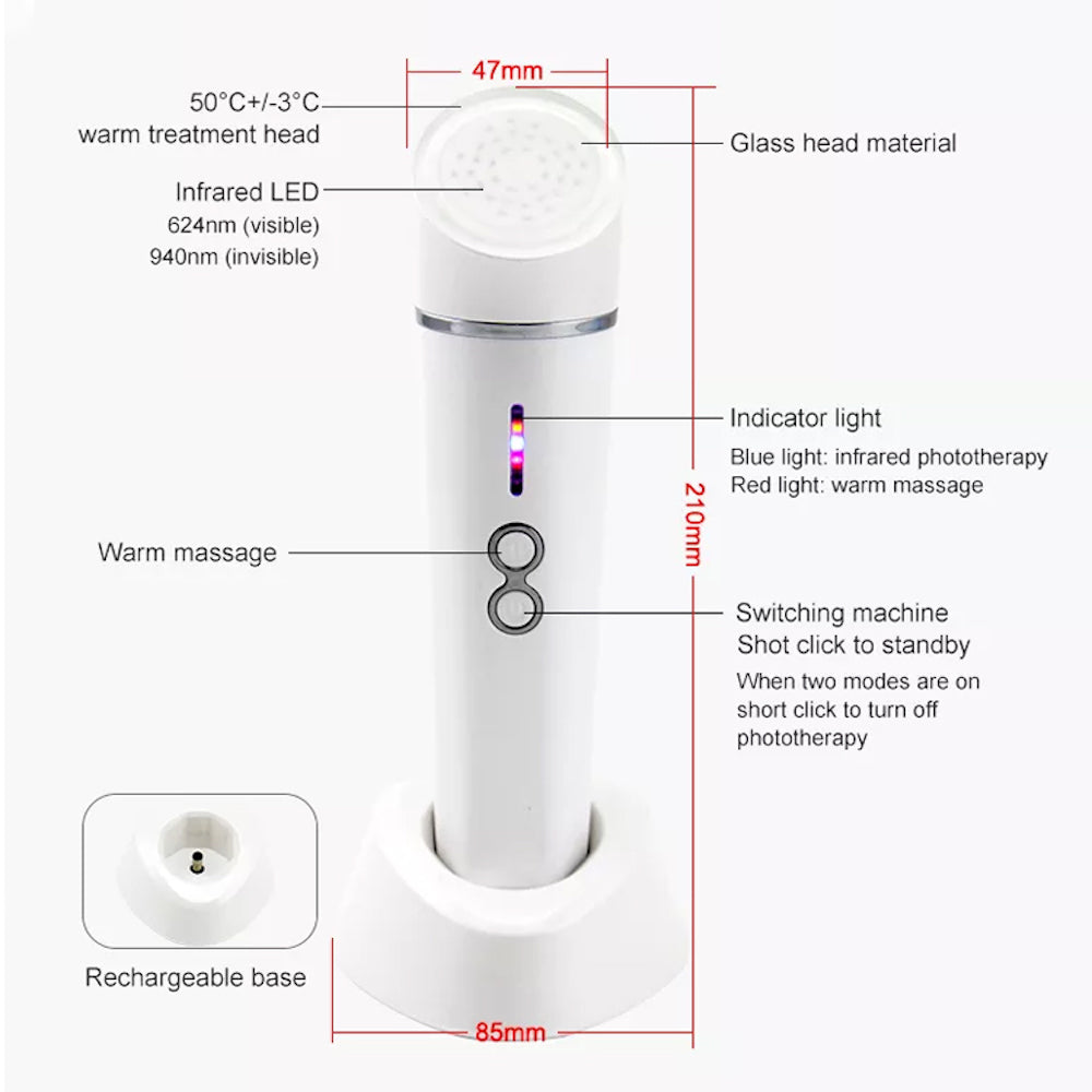 Specification of Image of Infrared LED Beauty Face Massager